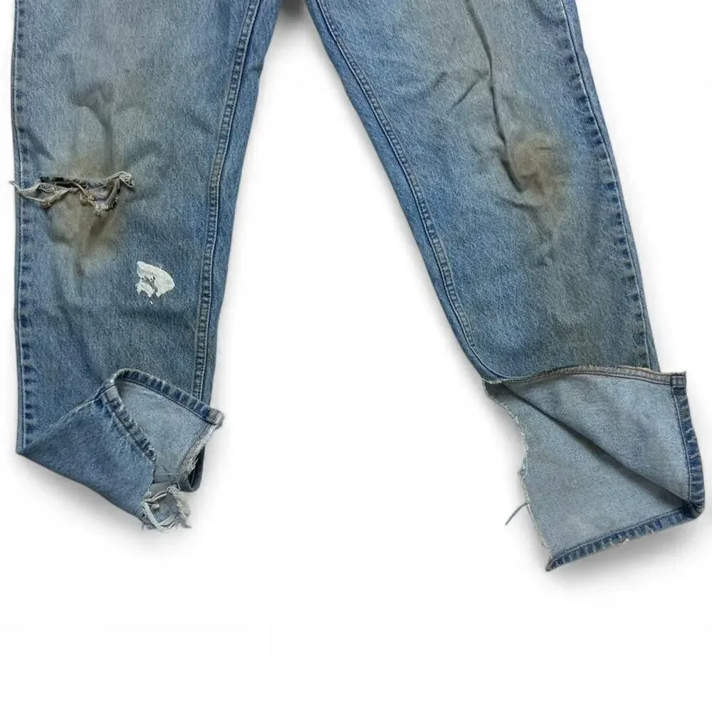 Levis Jeans 550 Vintage 90s Orange Tab Distressed Denim Pants 34